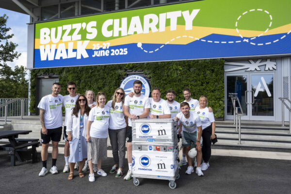 buzz’s charity walk
