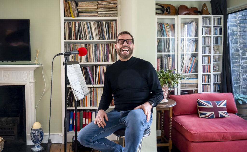 Brand portrait of singing teacher robert